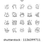 Chicken Well-crafted Pixel Perfect Vector Thin Line Icons 30 2x Grid for Web Graphics and Apps. Simple Minimal Pictogram