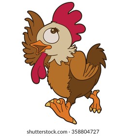 chicken whisper cartoon