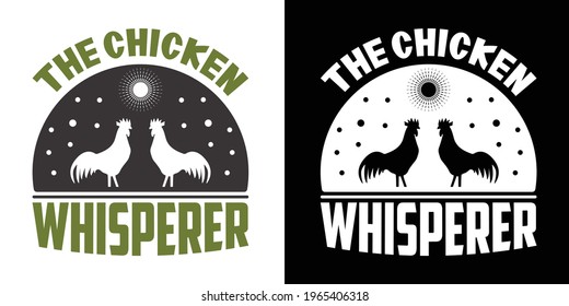 The Chicken Whisperer Printable Vector Illustration svg