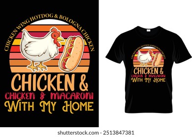 Chicken Wing Hotdog And Bologna Chicken Hotdog T shirt 