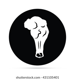 Chicken Wing Icon Circle Icon