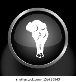 Chicken Wing Icon Symbol