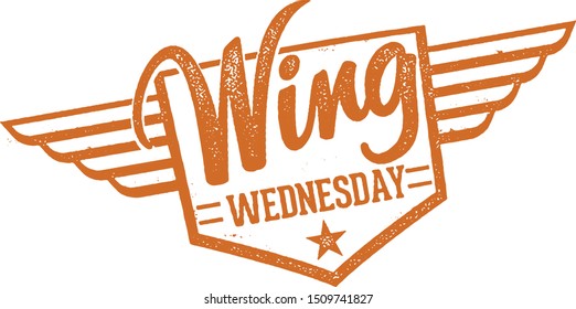 Chicken Wing Wednesday Night Special Stamp