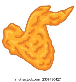 Chicken Wings Doodle Drawing Design Vector Illustration