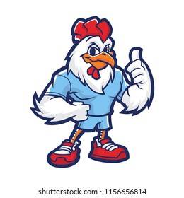 Chicken Winner Design Vector