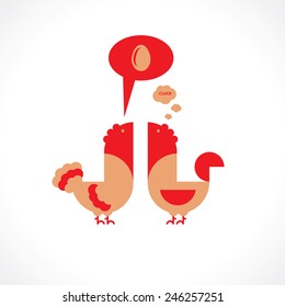 chicken would clack