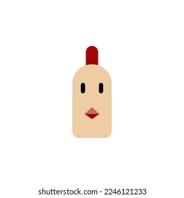 chicken zodiac vector for website symbol icon presentation