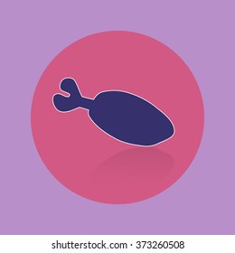 Chicken's leg icon