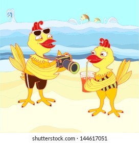 Chickens on vacation