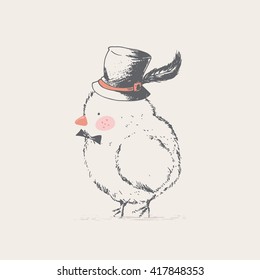  chick/male/gentleman/can be used for kid's or baby's shirt design/fashion print design/fashion graphic/t-shirt/kids wear