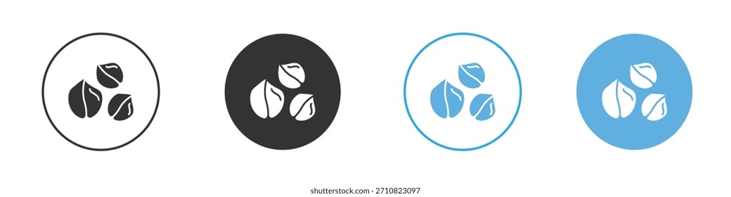 Icono de garbanzo. Plantilla de diseño de iconos gráficos