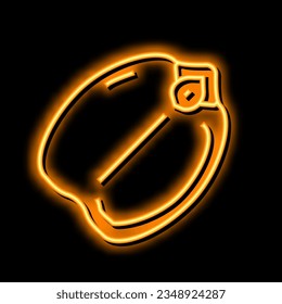 chickpea seed neon light sign vector. chickpea seed illustration