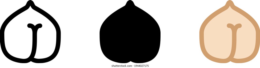 Chickpeas hummus Symbol, Vektorgrafik