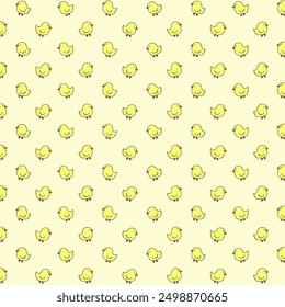 Chicks Background Pattern EPS Vector