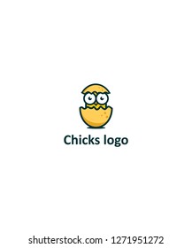 CHICKS LOGO CUTE SWEET CARTOON