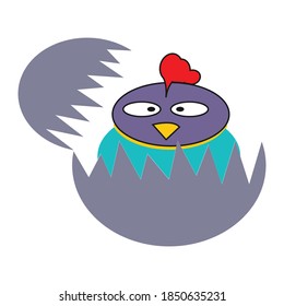 Chicks logo design vector stock