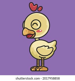 
Chicks, who have big and yellow eyes, are happy every day part 1
