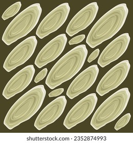 Chicory lettuce flat vector illustration. Cute fresh chicory lettuce cartoon vector illustration for graphic design and decorative element