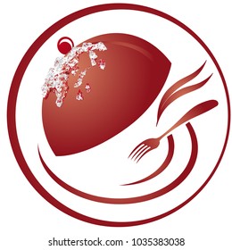 chief cook for a logo, vector illustration