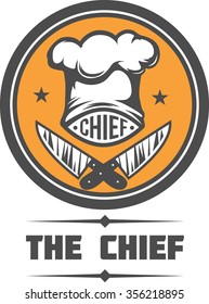 Chief cook vector illustration 