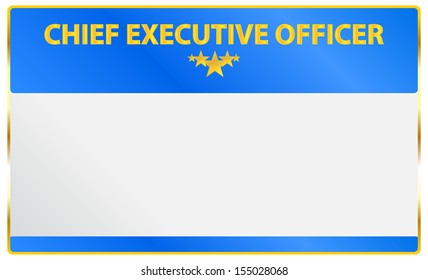 Chief Executive Officer Card