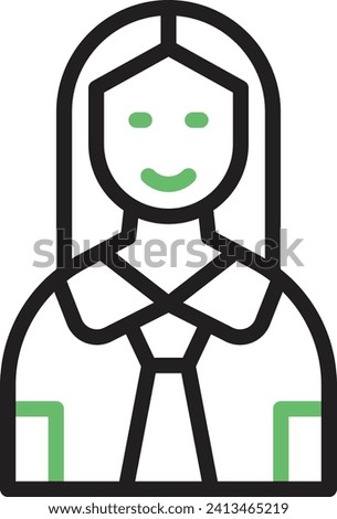 Chief Executive Officer icon vector image. Suitable for mobile application web application and print media.