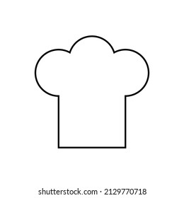 Icono de sombrero principal en estilo de línea