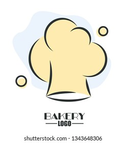 Chief hat logo. Vector illustration