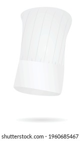 Chief hat on white background, vector