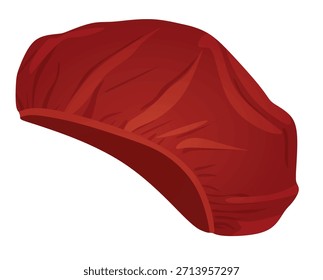 Sombrero del jefe fijado en el fondo blanco, Vector