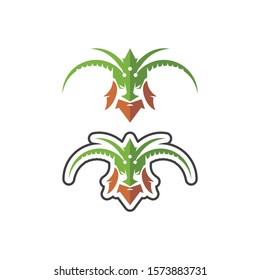 chieftain men logo icon vector