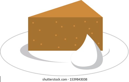 シフォンケーキ のイラスト素材 画像 ベクター画像 Shutterstock