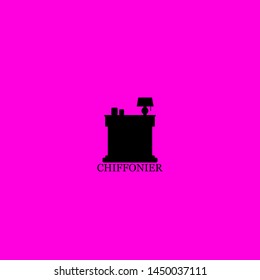 chiffonier icon sign signifier vector