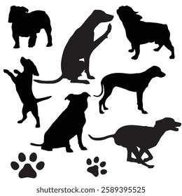 Chihuahua Cattle dog Silhouette, Chihuahua illustration, Chiweenie icon Silhouette, Cattle dog Silhouette illustration