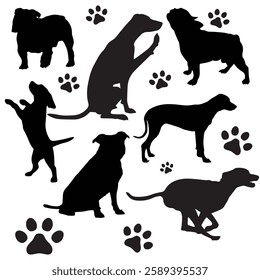 Chihuahua Cattle dog Silhouette, Chihuahua illustration, Chiweenie icon Silhouette, Cattle dog Silhouette illustration