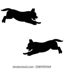 Chihuahua Cattle dog Silhouette, Chihuahua illustration, Chiweenie icon Silhouette, Cattle dog Silhouette illustration