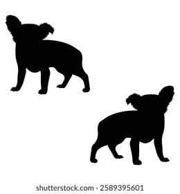 Chihuahua Cattle dog Silhouette, Chihuahua illustration, Chiweenie icon Silhouette, Cattle dog Silhouette illustration