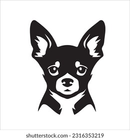 chihuahua dog breed vector illustration