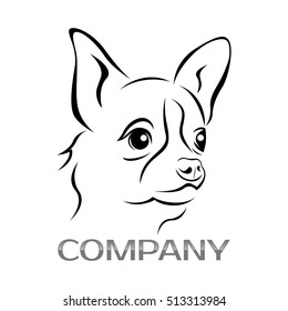 Chihuahua Dog Logo