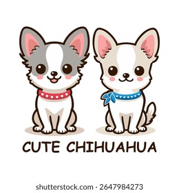 Chihuahua head logo vector with sparkling eyes
