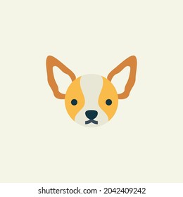 Chihuahua Icon Isolated On White Background