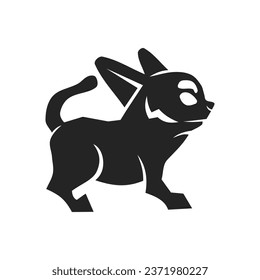 chihuahua logo template Isolated. Brand Identity. Icon Abstract Vector graphic