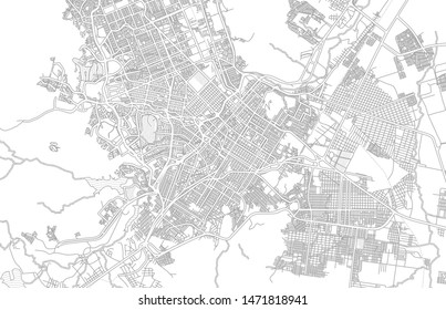  Chihuahua, Mexico, bright outlined vector map with bigger and minor roads and steets created for infographic backgrounds.