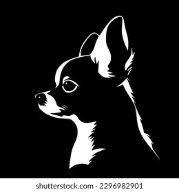 Chihuahua - Minimalist and Flat Logo - Vector illustration