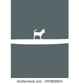 Chihuahua Sup Stand Up Paddle Board Dog design vector illustration for use in design and print poster canvas