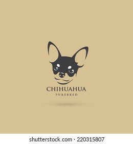 Chihuahua symbol - vector illustration