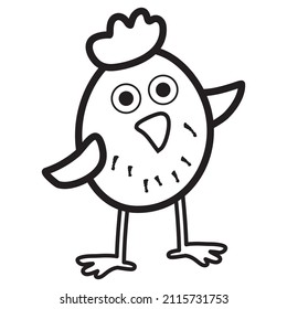 7,436 Chicken coloring page Images, Stock Photos & Vectors | Shutterstock