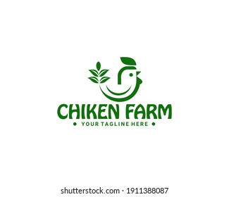 CHIKEN FARM VECTOR LOGO DESIGN