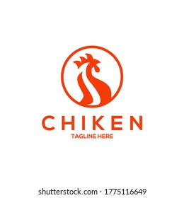 Chiken Logo Design Vector Template. Modern Design. Vector Illustration