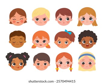 The Child Affective Facial Expression set.  Kids with different facial expressions.